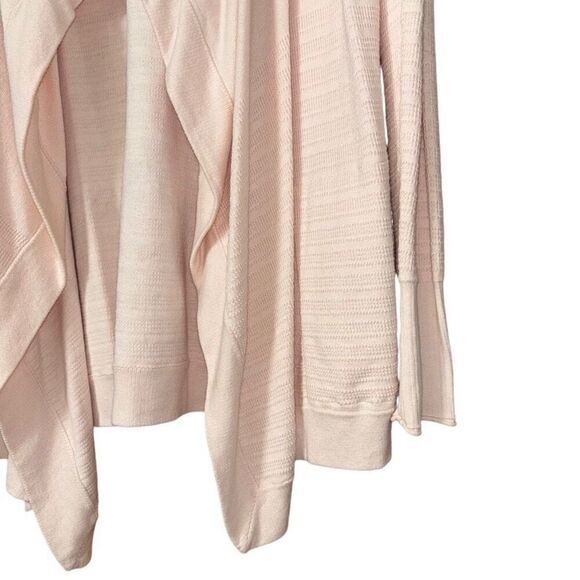 Lululemon Find Your Calm Wrap cardigan Chantilly peachy pink cotton silk blend - Picture 9 of 16